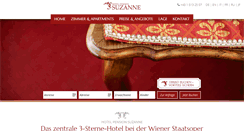 Desktop Screenshot of pension-suzanne.at