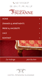 Mobile Screenshot of pension-suzanne.at