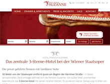 Tablet Screenshot of pension-suzanne.at